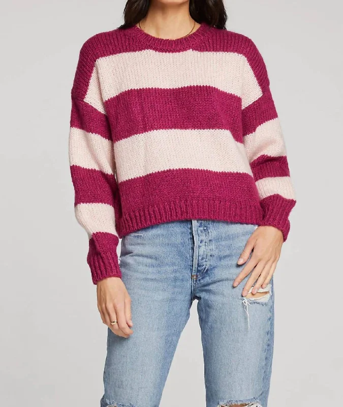 Lexie Sweater In Berry