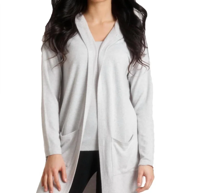 Supersoft Hooded Duster In Frost