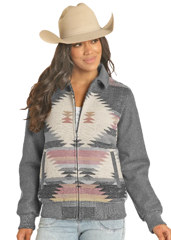 Women's Powder River Wool Bomber Jacket #DW92C04124