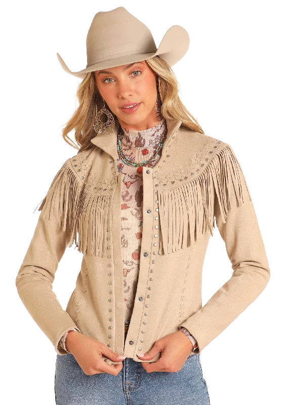 Women's Powder River Fringe Jacket #DW93C04156