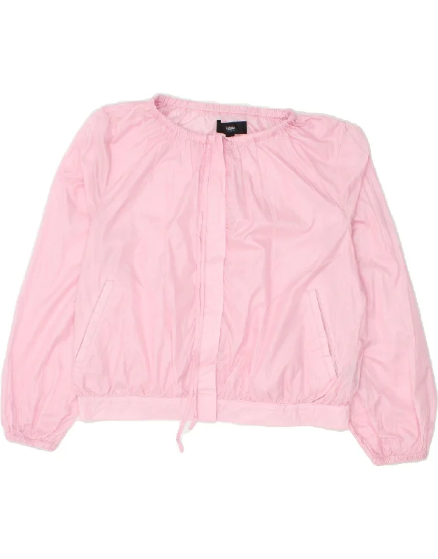 MOSSIMO Womens Rain Jacket UK 14 Medium Pink Polyester