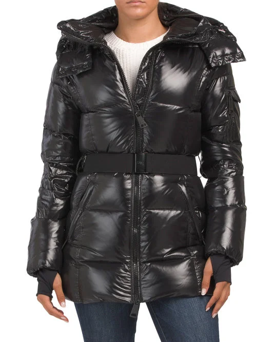 SAM. Belted Down Puffer Jacket