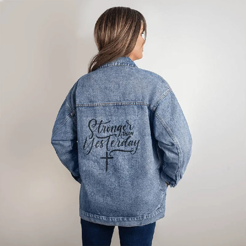 Stronger than Yesterday | Jean Jacket