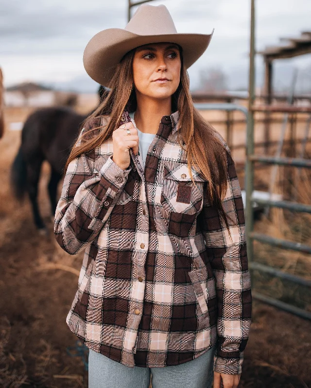 Women's Amarillo Sherpa Lined Flannel Jacket