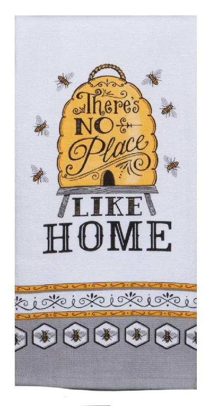 Bee Hive There's No Place Like Home Dual Purpose Terry Towel