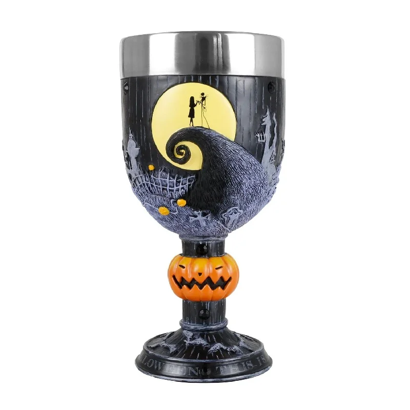 Disney Showcase Nightmare Before Christmas Goblet to the Pumpkin King