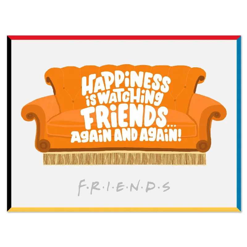 Hallmark Happiness Is Watching Friends Oversized Blanket, 60"x80"