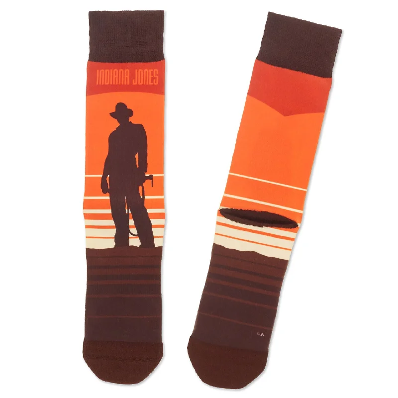 Hallmark Indiana Jones™ Indy Silhouette Novelty Crew Socks