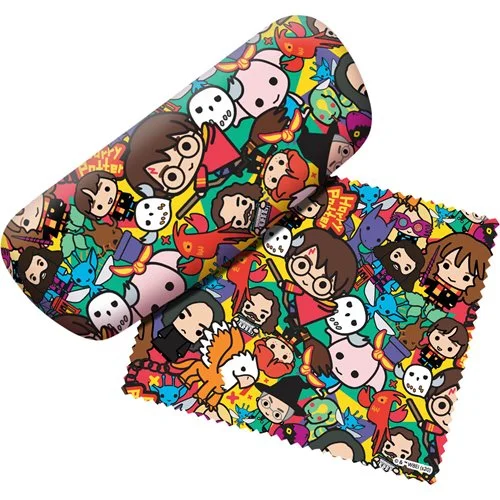 Harry Potter Characters Eyeglasses Case with Cleaning Cloth