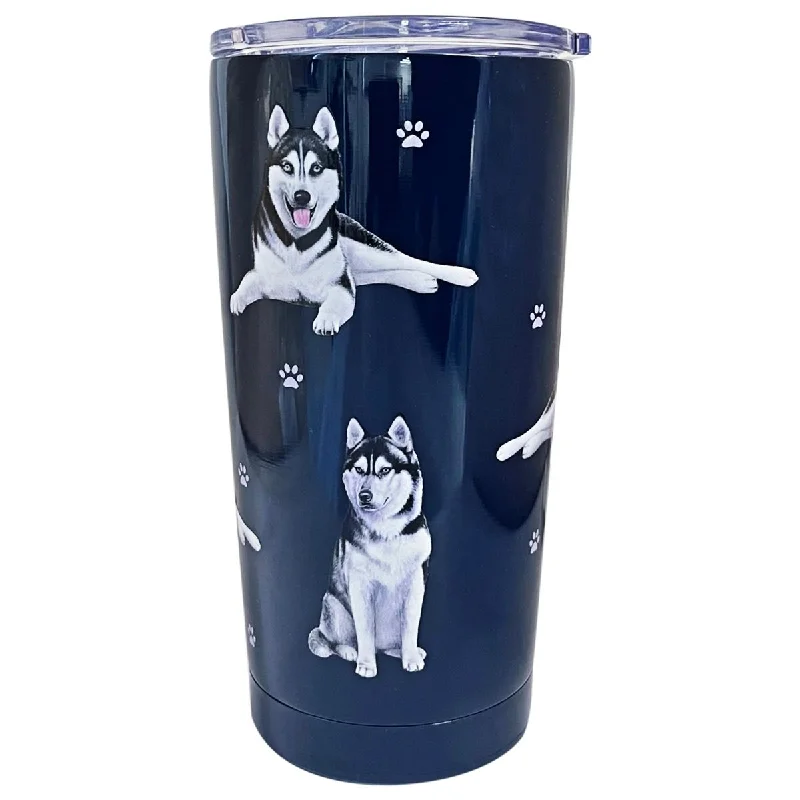 Siberian Husky Stainless Steel 16 Oz. Tumbler