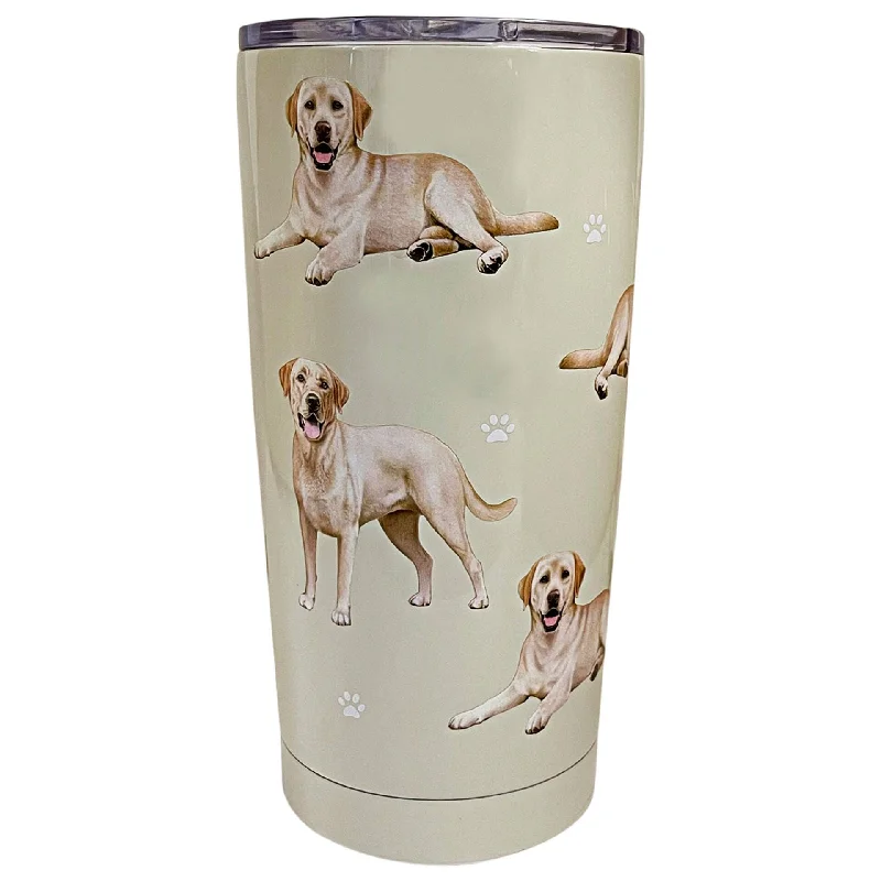 Yellow Lab Stainless Steel 16 Oz. Tumbler