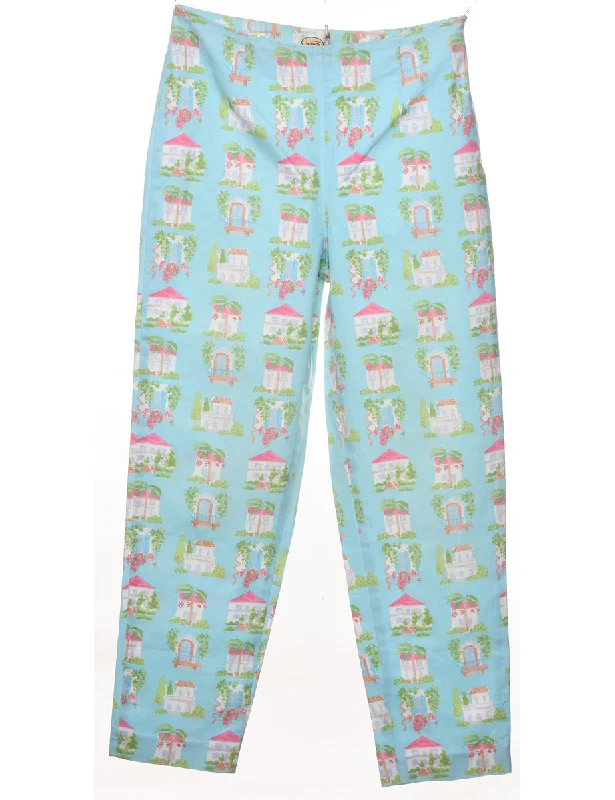 Classic Novelty Print Trousers - W28 L29