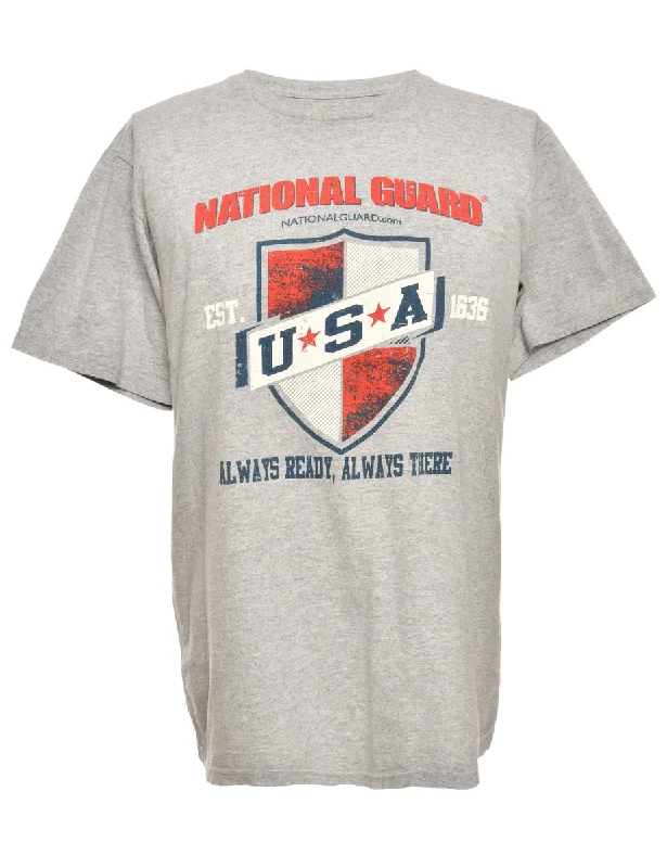 USA Printed T-shirt - M