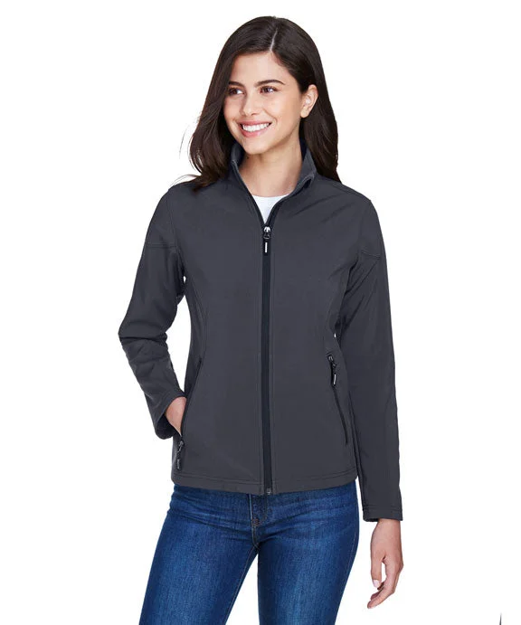 78184 - Core 365 Ladies Cruise Two-Layer Fleece Bonded Soft Shell Jacket | Carbon