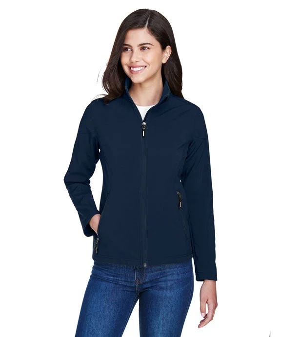 78184 - Core 365 Ladies Cruise Two-Layer Fleece Bonded Soft Shell Jacket | Classic Navy