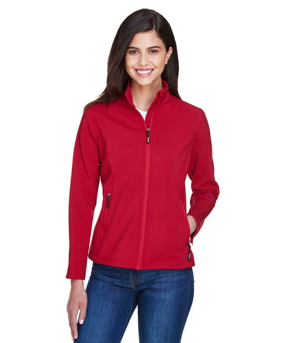 78184 - Core 365 Ladies Cruise Two-Layer Fleece Bonded Soft Shell Jacket | Classic Red