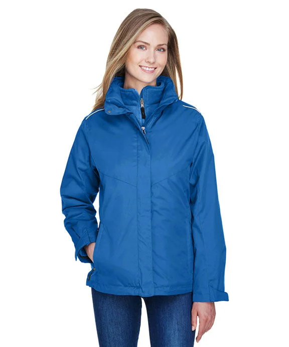 78205 - Core 365 Ladies Region 3-in-1 Jacket with Fleece Liner | True Royal