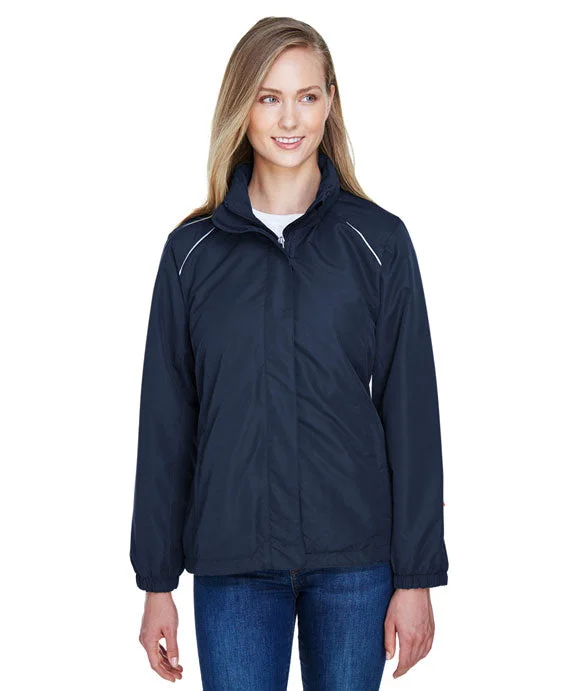 78224 - Core 365 Ladies Profile Fleece-Lined All-Season Jacket | Classic Navy