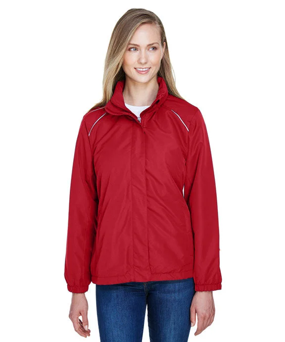 78224 - Core 365 Ladies Profile Fleece-Lined All-Season Jacket | Classic Red