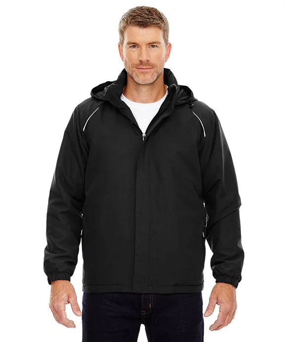 88189T - Core 365 Mens Tall Brisk Insulated Jacket | Black