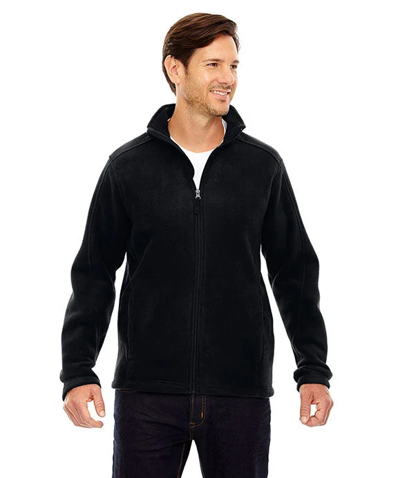 88190T - Core 365 Mens Tall Journey Fleece Jacket | Black