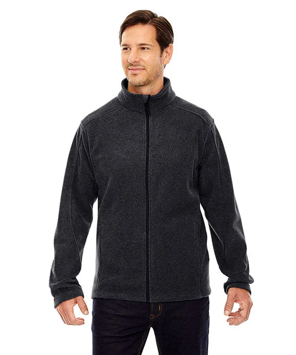 88190T - Core 365 Mens Tall Journey Fleece Jacket | Heather Charcoal