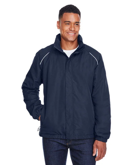 88224T - Core 365 Mens Tall Profile Fleece-Lined All-Season Jacket | Classic Navy