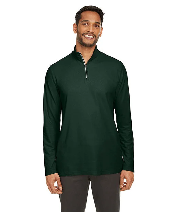 CE405 - Core 365 Mens Fusion ChromaSoft™ Pique Quarter-Zip | Forest