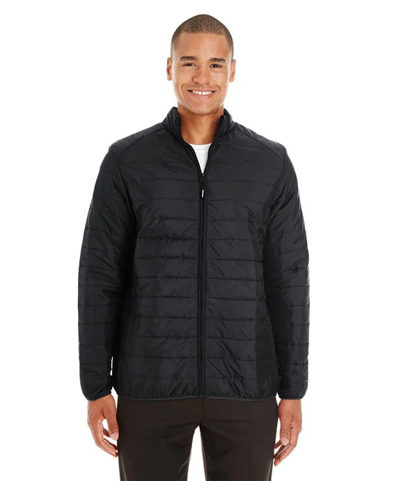 CE700 - Core 365 Mens Prevail Packable Puffer Jacket | Black