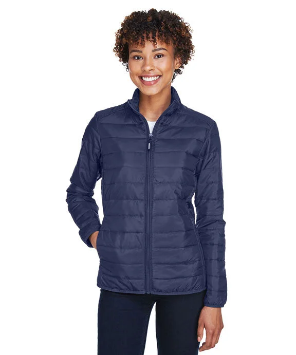 CE700W - Core 365 Ladies Prevail Packable Puffer Jacket | Classic Navy