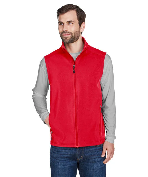 CE701 - Core 365 Mens Cruise Two-Layer Fleece Bonded Soft Shell Vest | Classic Red