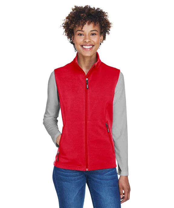 CE701W - Core 365 Ladies Cruise Two-Layer Fleece Bonded Soft Shell Vest | Classic Red