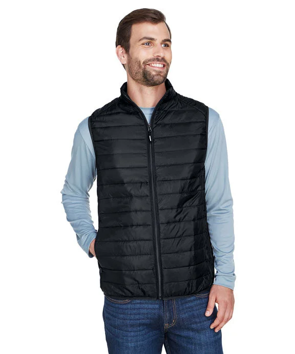 CE702 - Core 365 Mens Prevail Packable Puffer Vest | Black