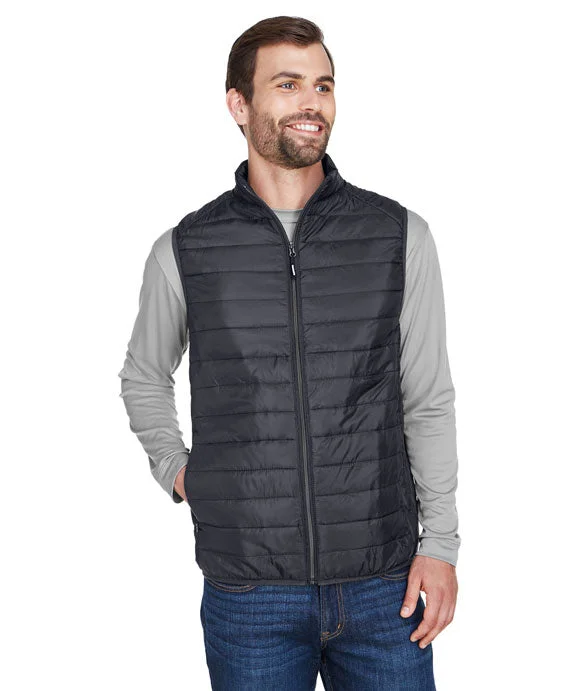 CE702 - Core 365 Mens Prevail Packable Puffer Vest | Carbon