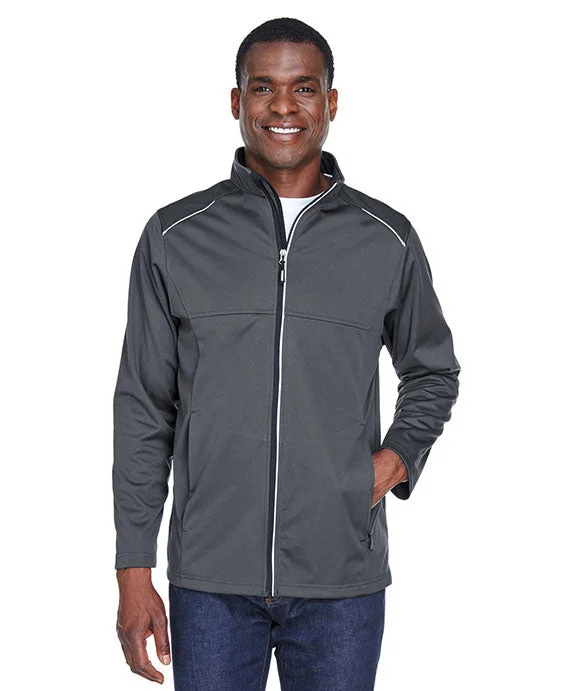 CE708 - Core 365 Mens Techno Lite Three-Layer Knit Tech-Shell | Carbon