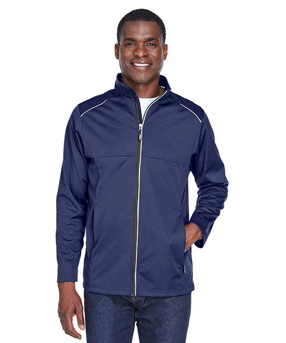 CE708 - Core 365 Mens Techno Lite Three-Layer Knit Tech-Shell | Classic Navy