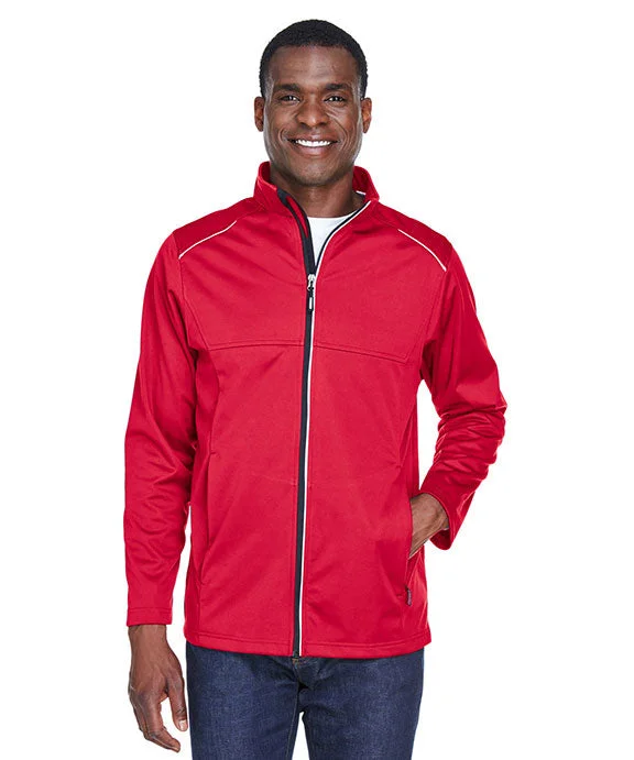 CE708 - Core 365 Mens Techno Lite Three-Layer Knit Tech-Shell | Classic Red