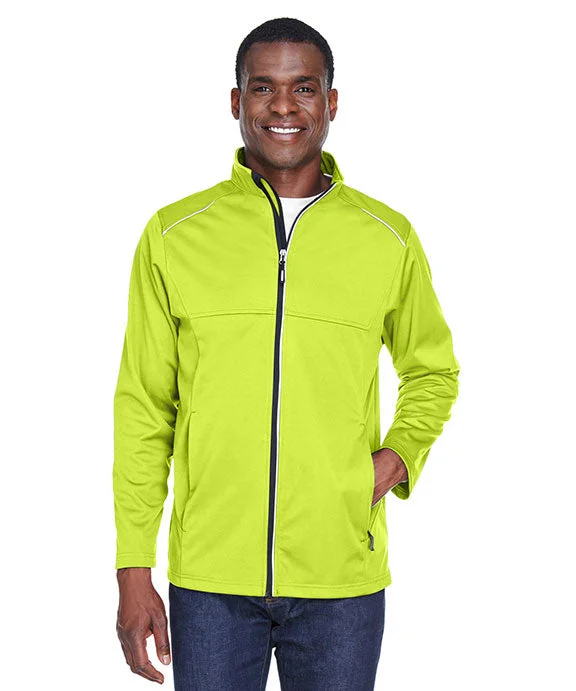 CE708 - Core 365 Mens Techno Lite Three-Layer Knit Tech-Shell | Safety Yellow