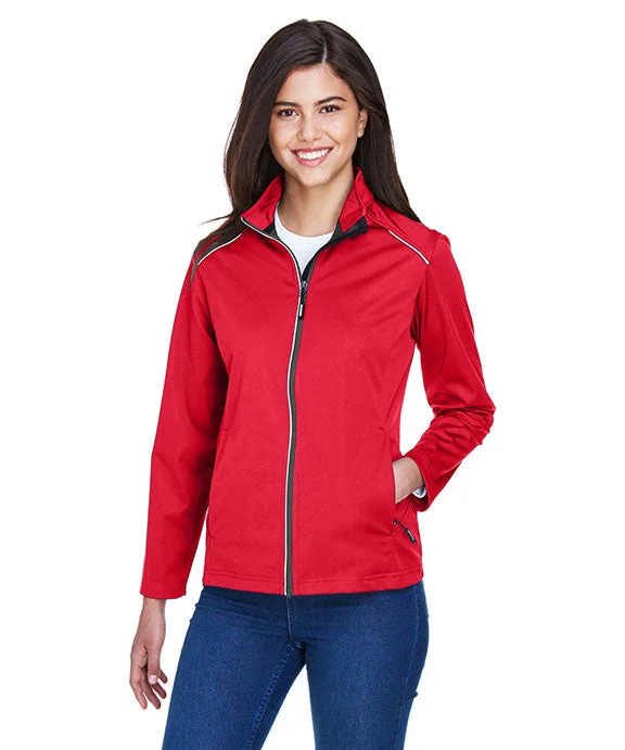 CE708W - Core 365 Ladies Techno Lite Three-Layer Knit Tech-Shell | Classic Red