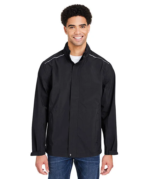 CE712 - Core 365 Mens Barrier Rain Jacket | Black