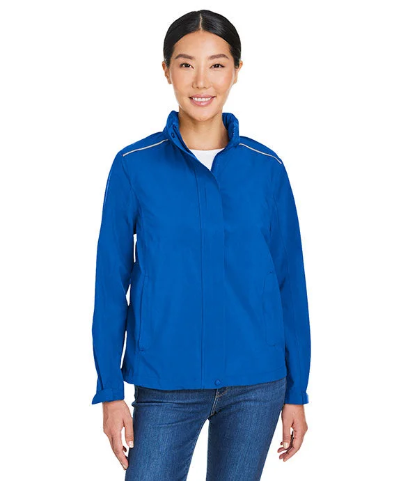 CE712W - Core 365 Ladies Packable Rain Jacket | True Royal