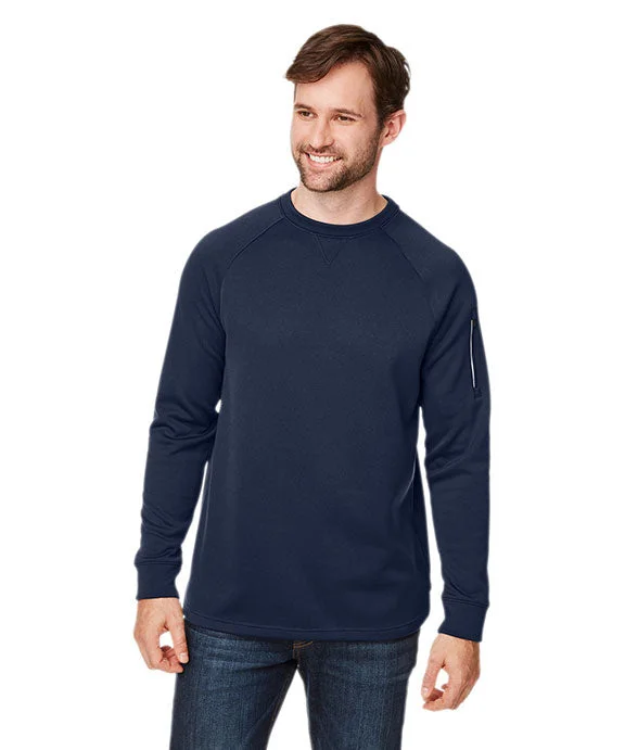 CE800 - Core 365 Unisex Fusion ChromaSoft™ Fleece Crew Pullover | Classic Navy