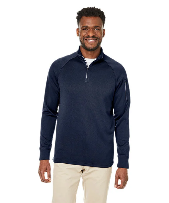 CE801 - Core 365 Unisex Fusion ChromaSoft™ Fleece Quarter-Zip | Classic Navy