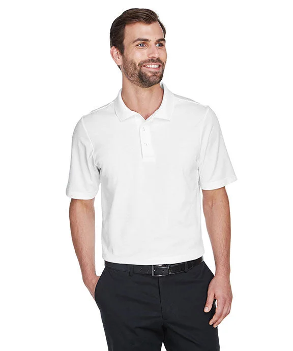 DG20 - Devon & Jones CrownLux Performance® Mens Plaited Polo Shirt | White