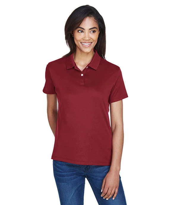 DG200W - Devon & Jones Ladies Pima-Tech™ Jet Piqué Polo Shirt | Burgundy