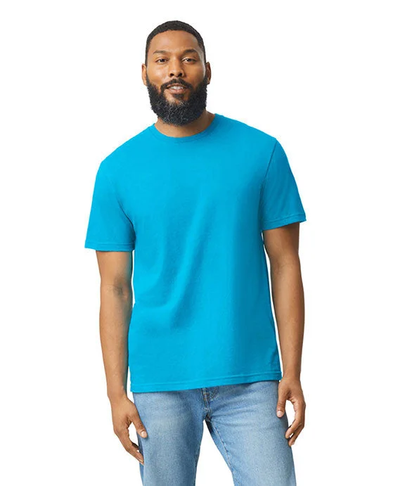 G670 - Gildan Mens Softstyle CVC T-Shirt | Caribbean Mist