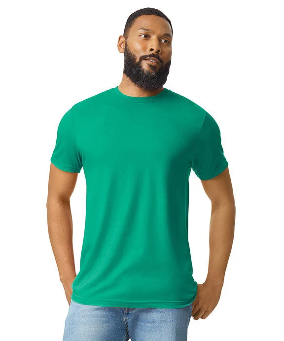 G670 - Gildan Mens Softstyle CVC T-Shirt | Kelly Mist