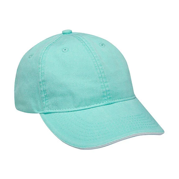 LP107 - Adams Icon Semi-Structured Sandwich Visor Cap | Seafoam/White