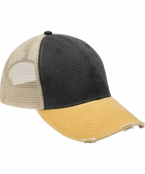 OL102 - Adams Ollie Cap | Black/Mustard/Tan