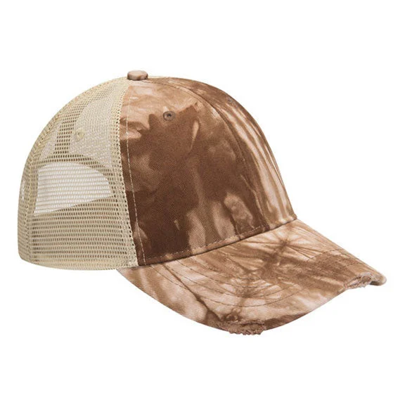 OL102 - Adams Ollie Cap | Brown Tie Dye